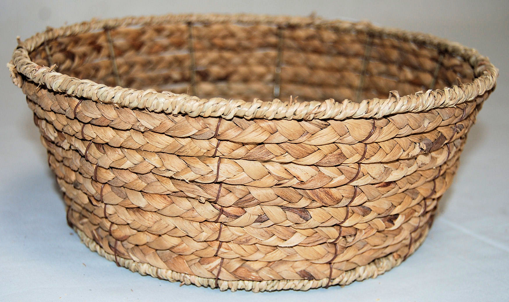 Seagrass and Water Hyacinth Round Basket | Asia Resources Merchandising ...